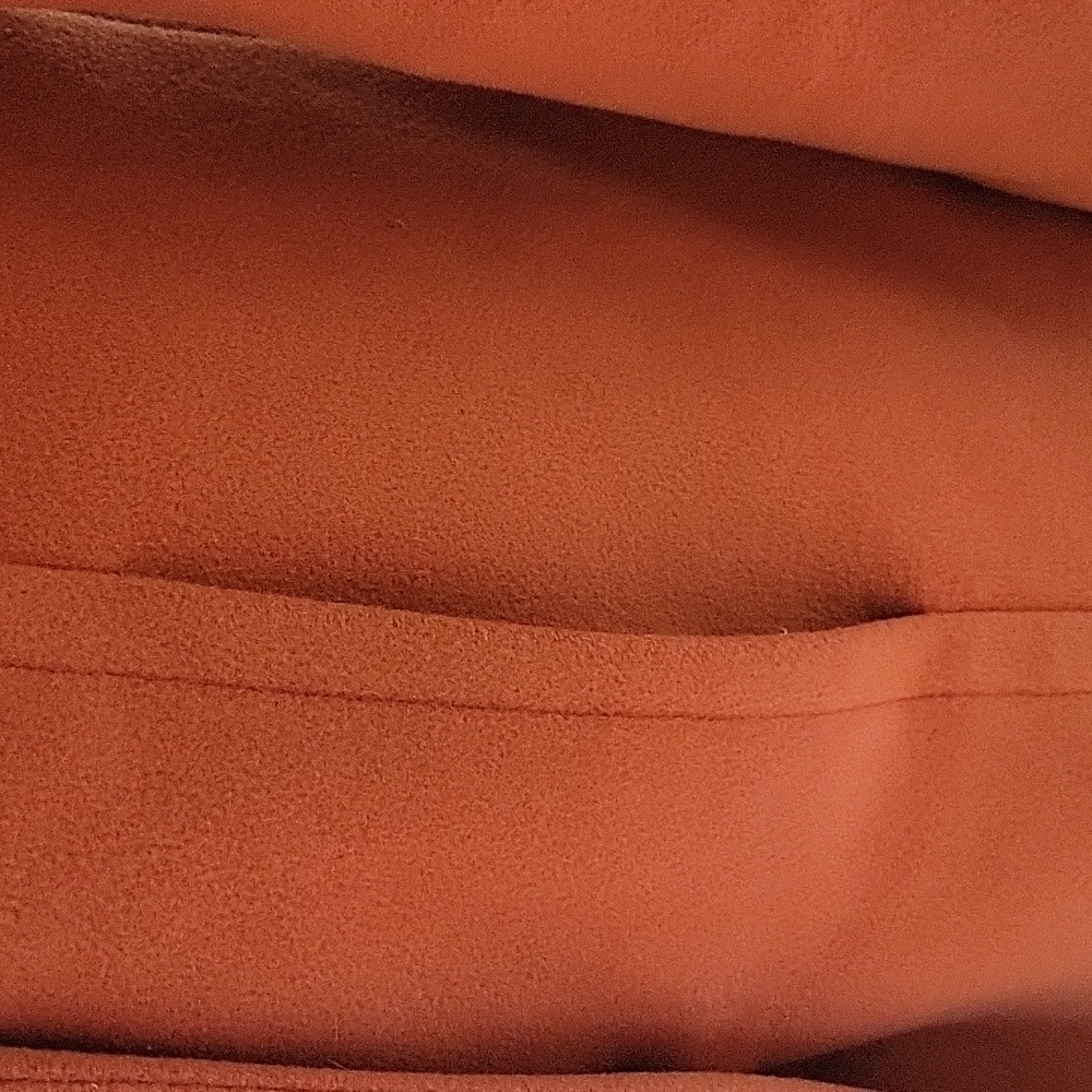 Foresaster Of Boston Coat Double-breasted Pea Coat Orange Lining EUC Size 2 - Picture 6 of 17